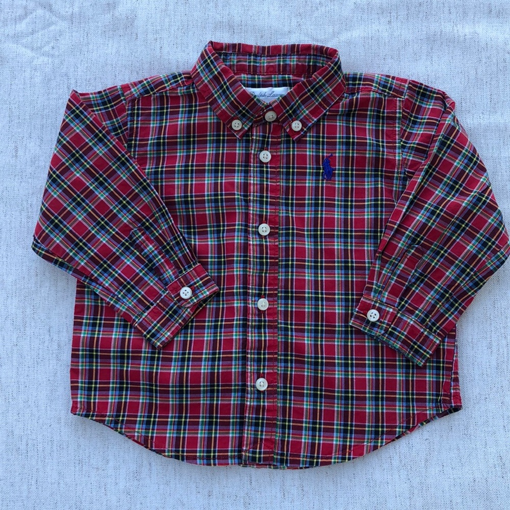 Baby Ralph Lauren button down dress shirt size 9 M